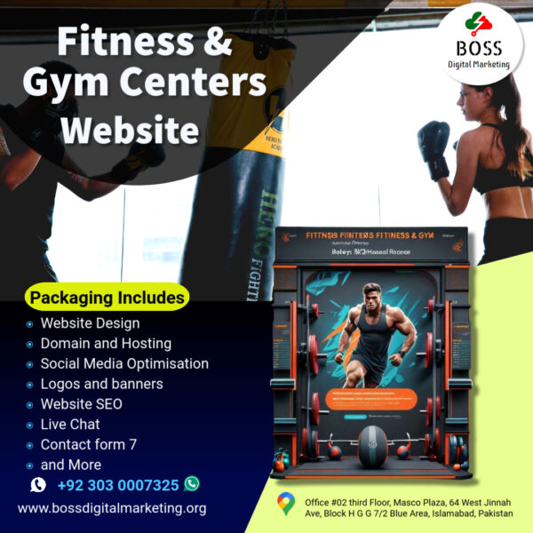 Fitness & Gym Centers Website Design Package